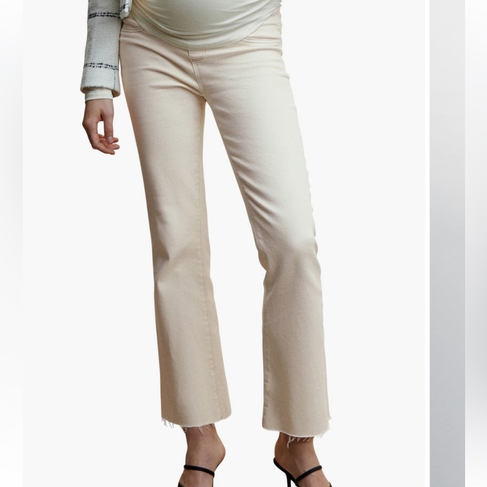 Maternity Crop Flare